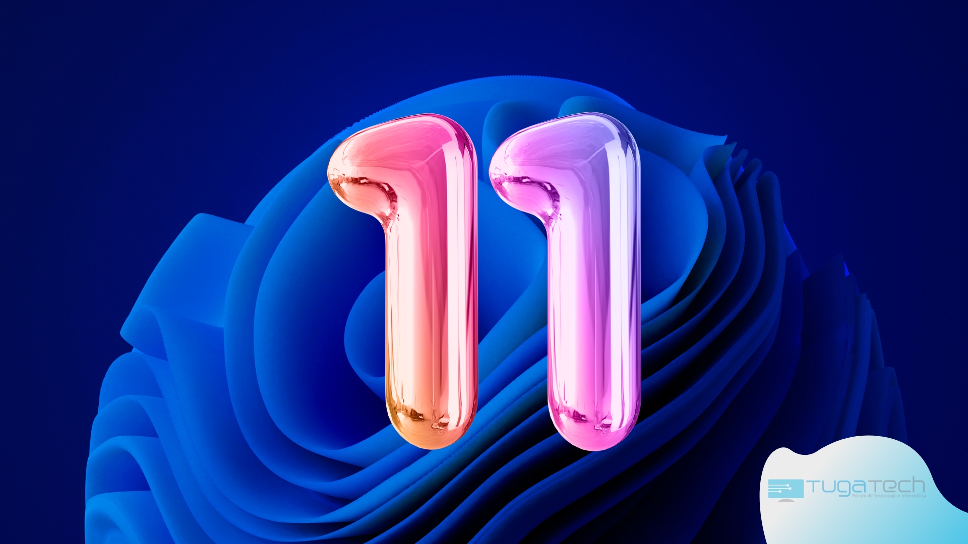 Windows 11 logo e fundo do sistema