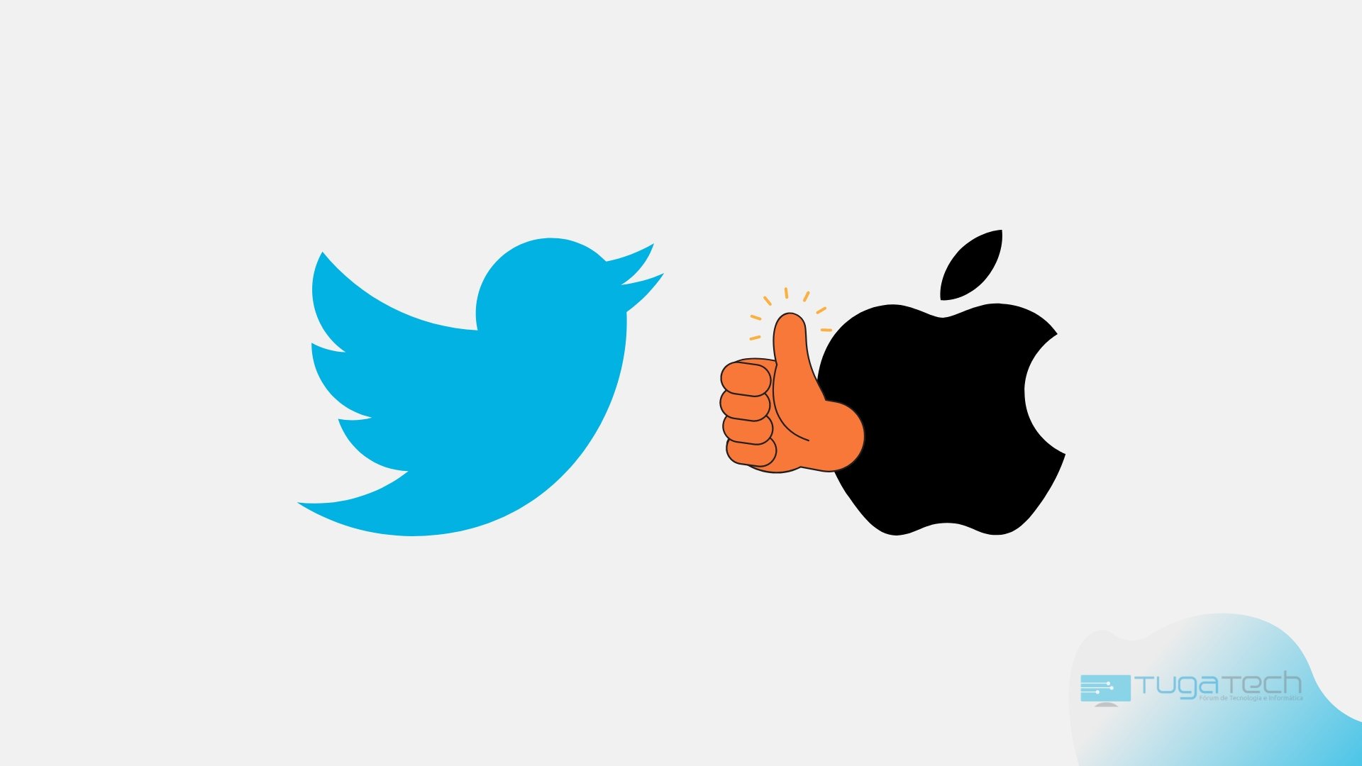 Twitter e Apple a concordar
