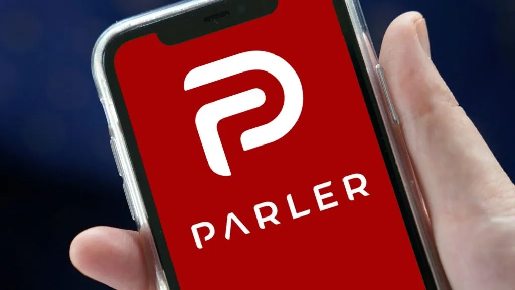 app do parler em smartphone