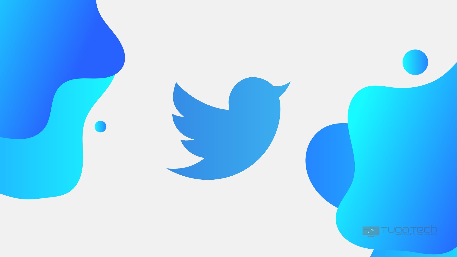 Twitter com logo azul