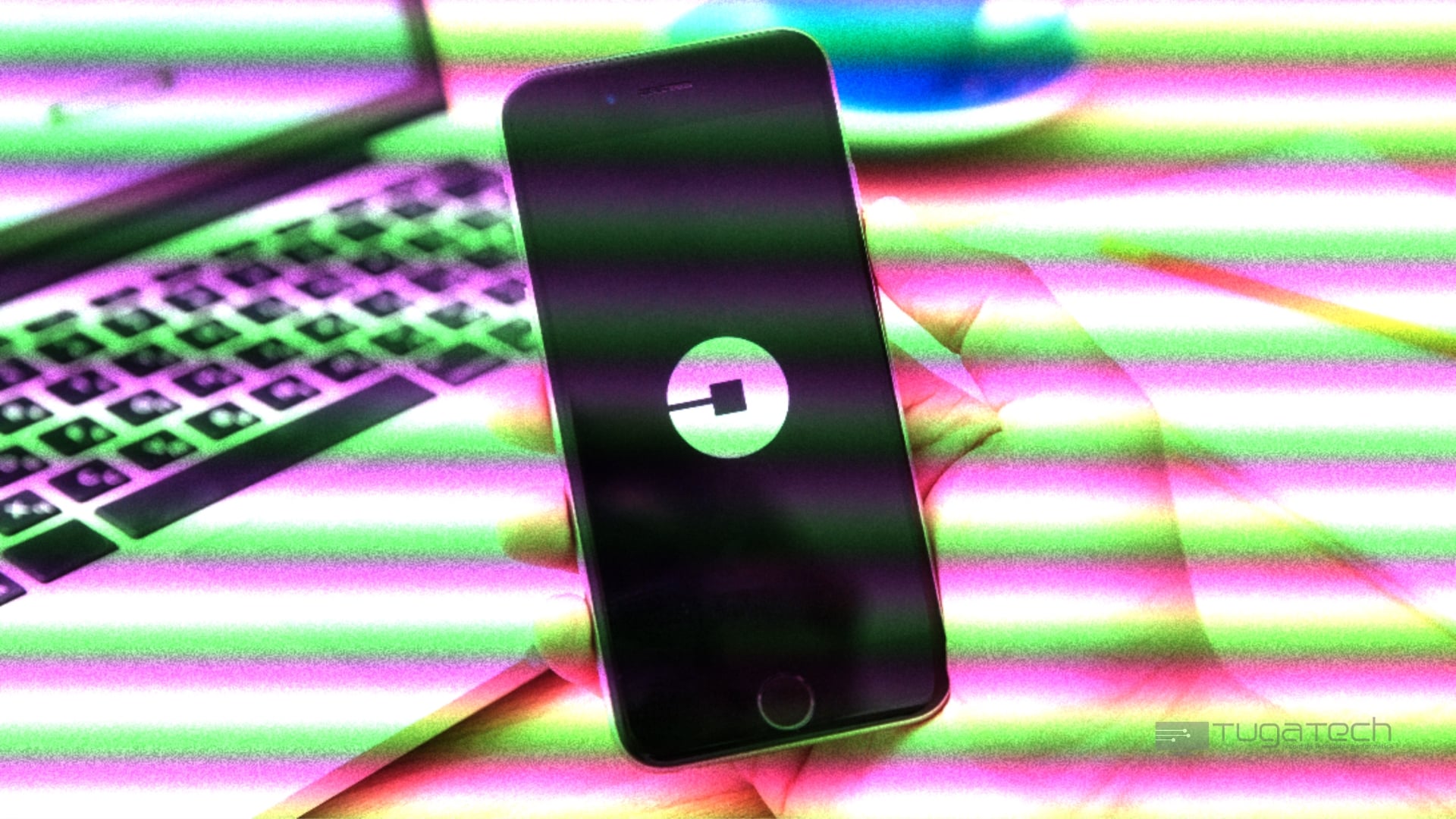 App da Uber sobre ruído de tv