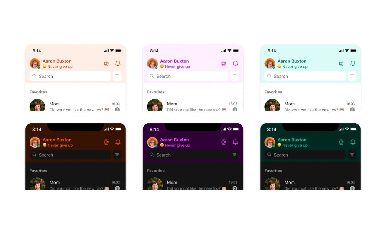 novos temas do skype para android e ios