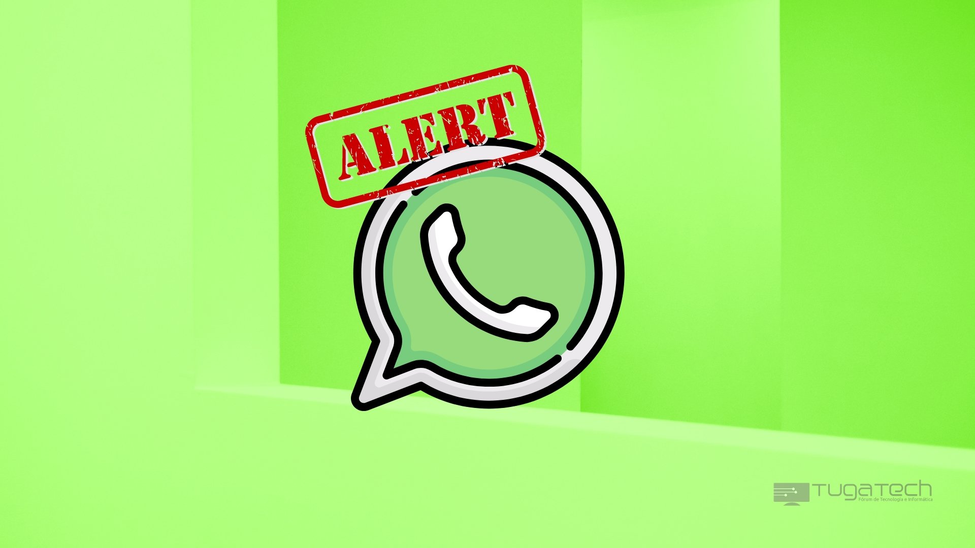 WhatsApp sobre alerta