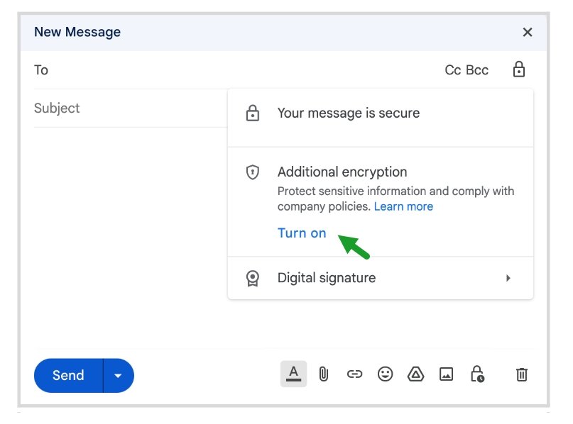 mensaje encriptado de gmail