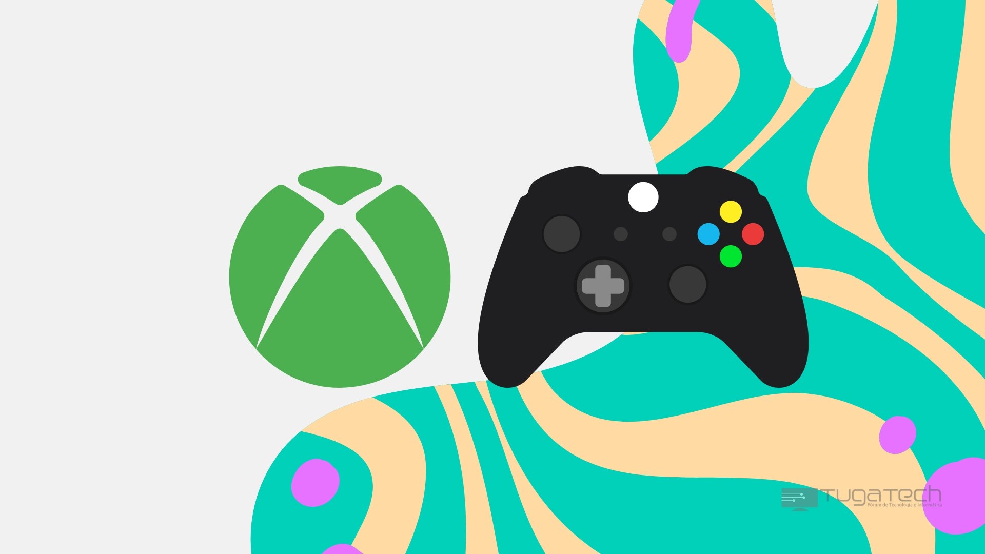 Xbox e comando da Xbox