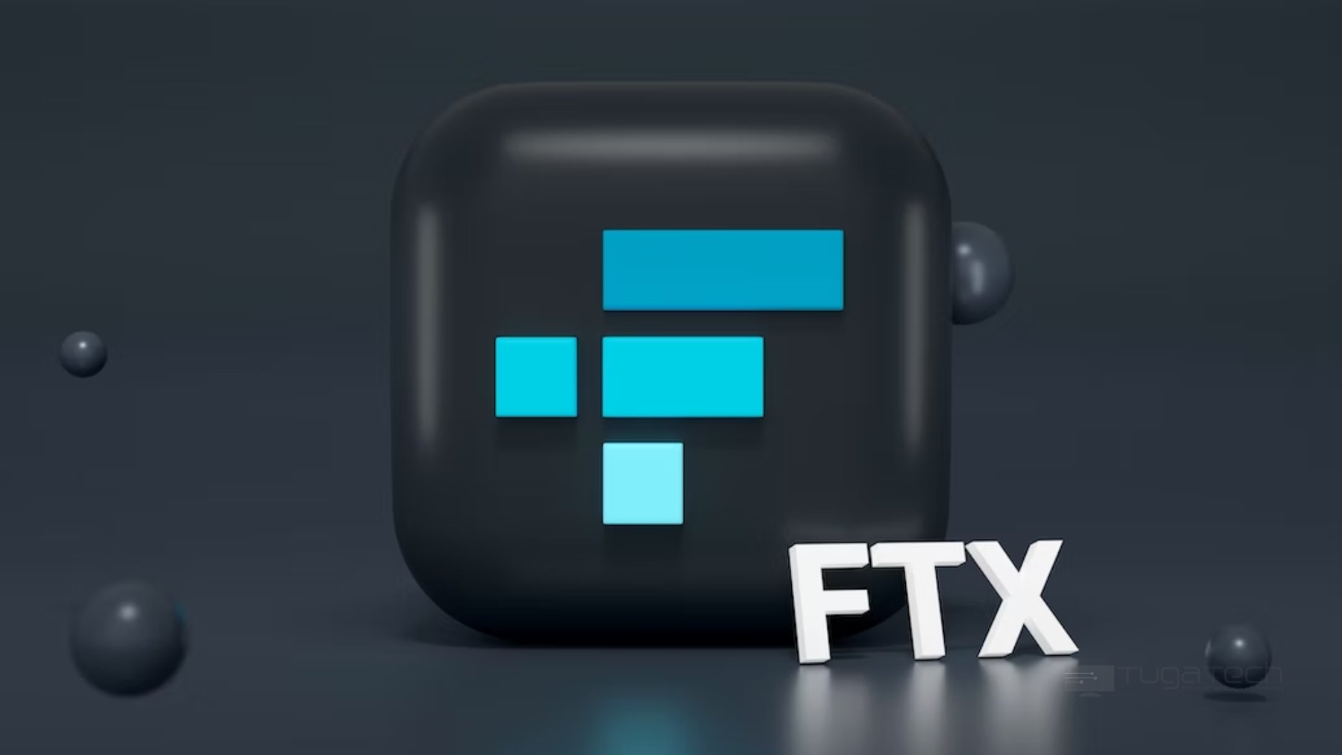 FTX logo da empresa em 3D