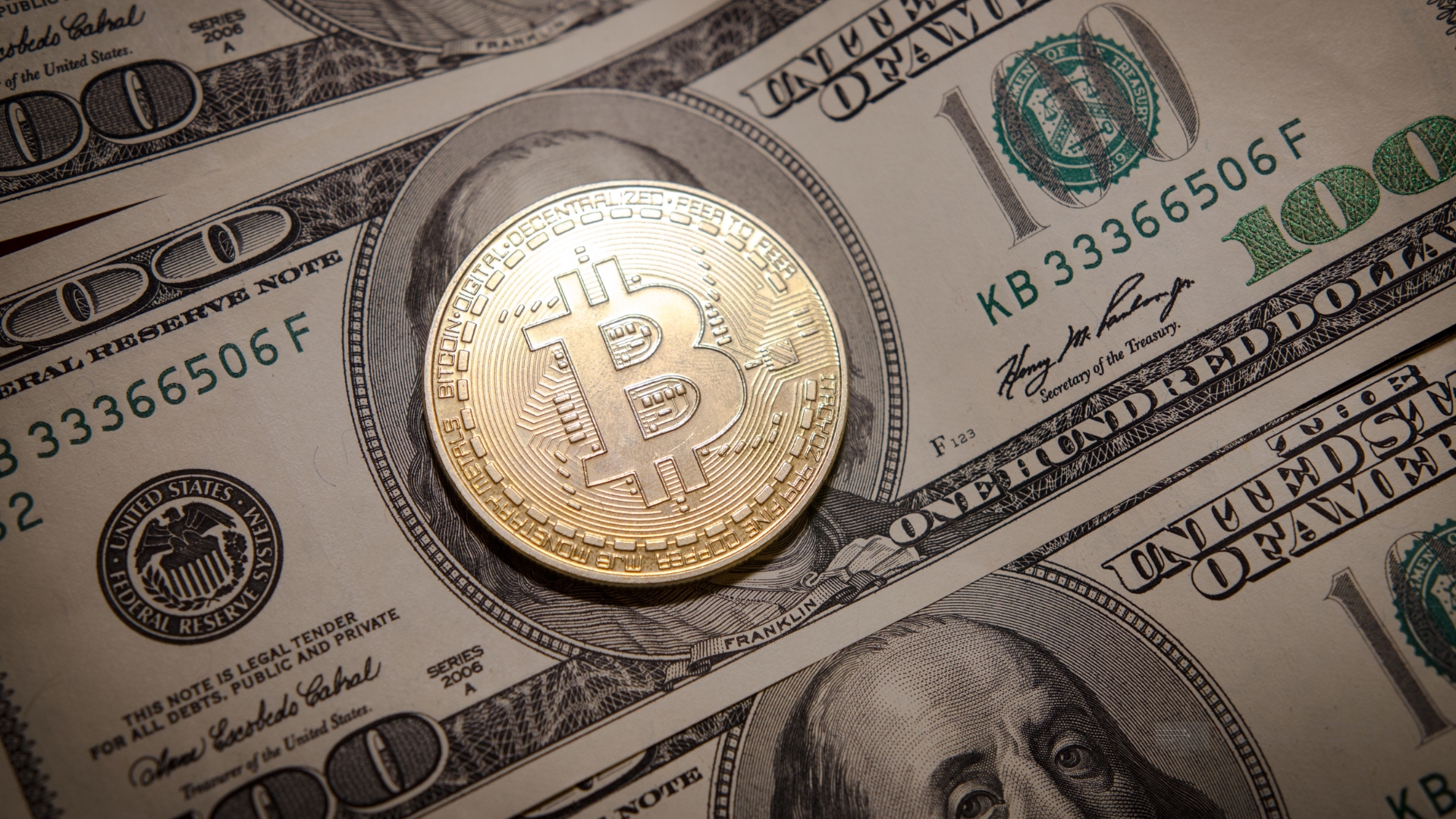Bitcoin sobre nota