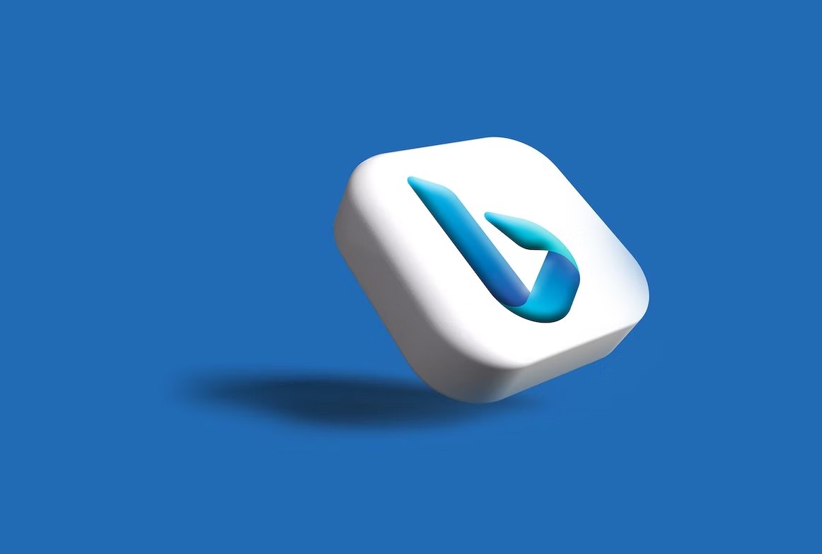 Logo do Bing em 3D