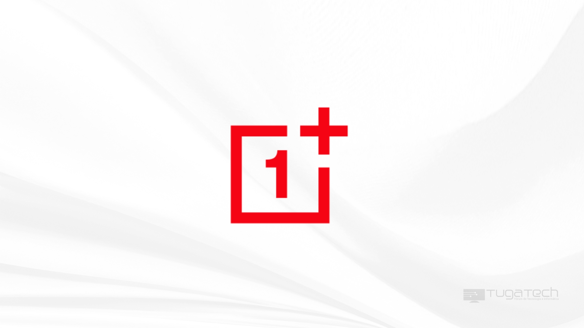 Logo da OnePlus em fundo branco