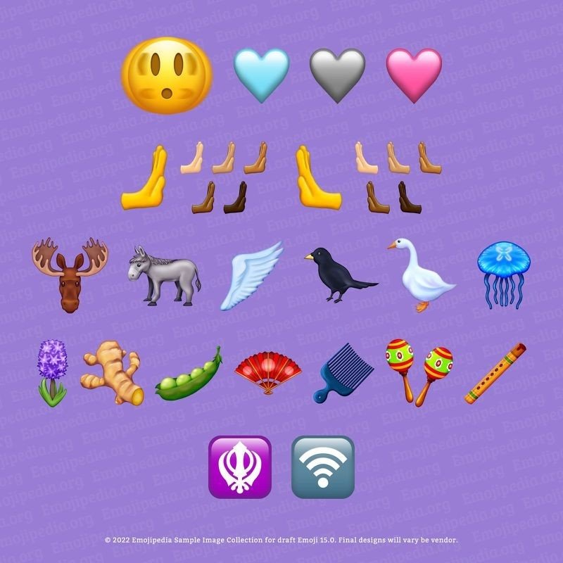 Novos emojis no android 13