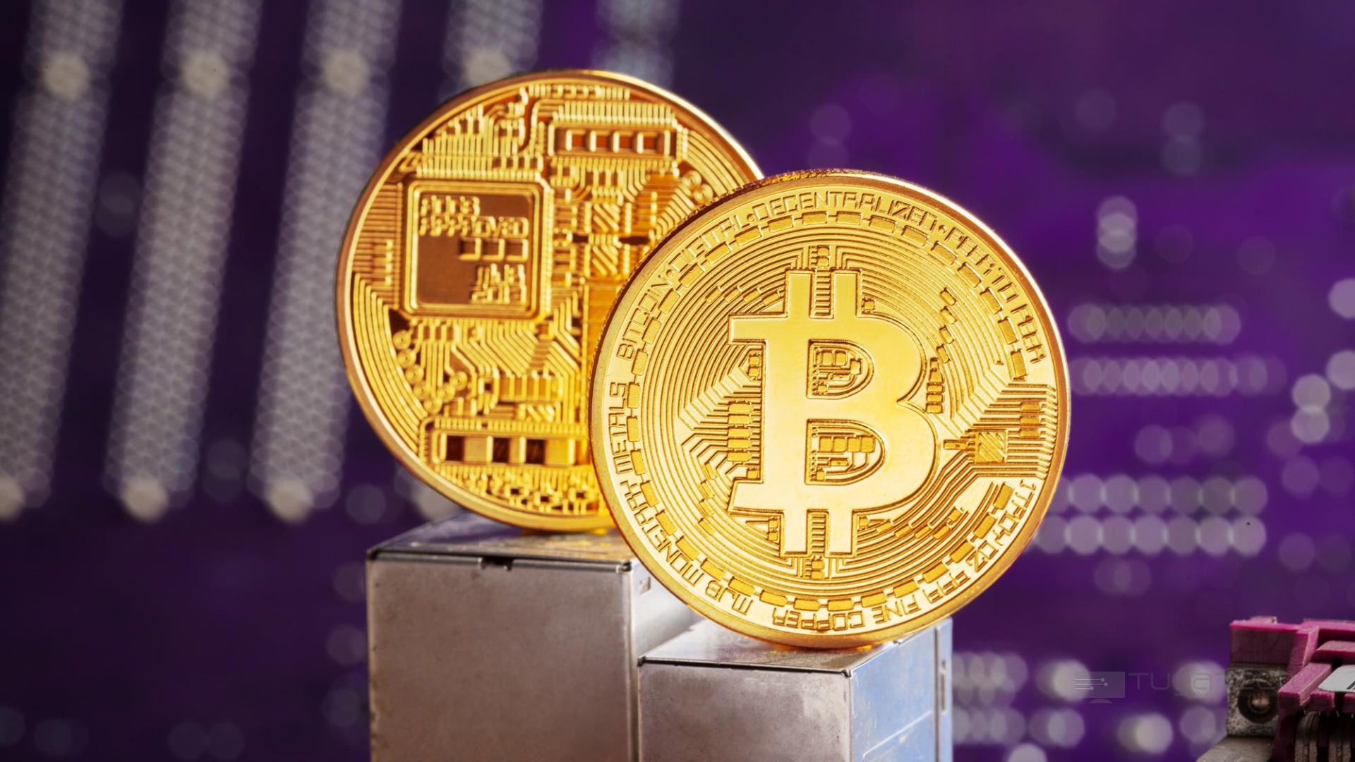 Moedas do BTC em formato real