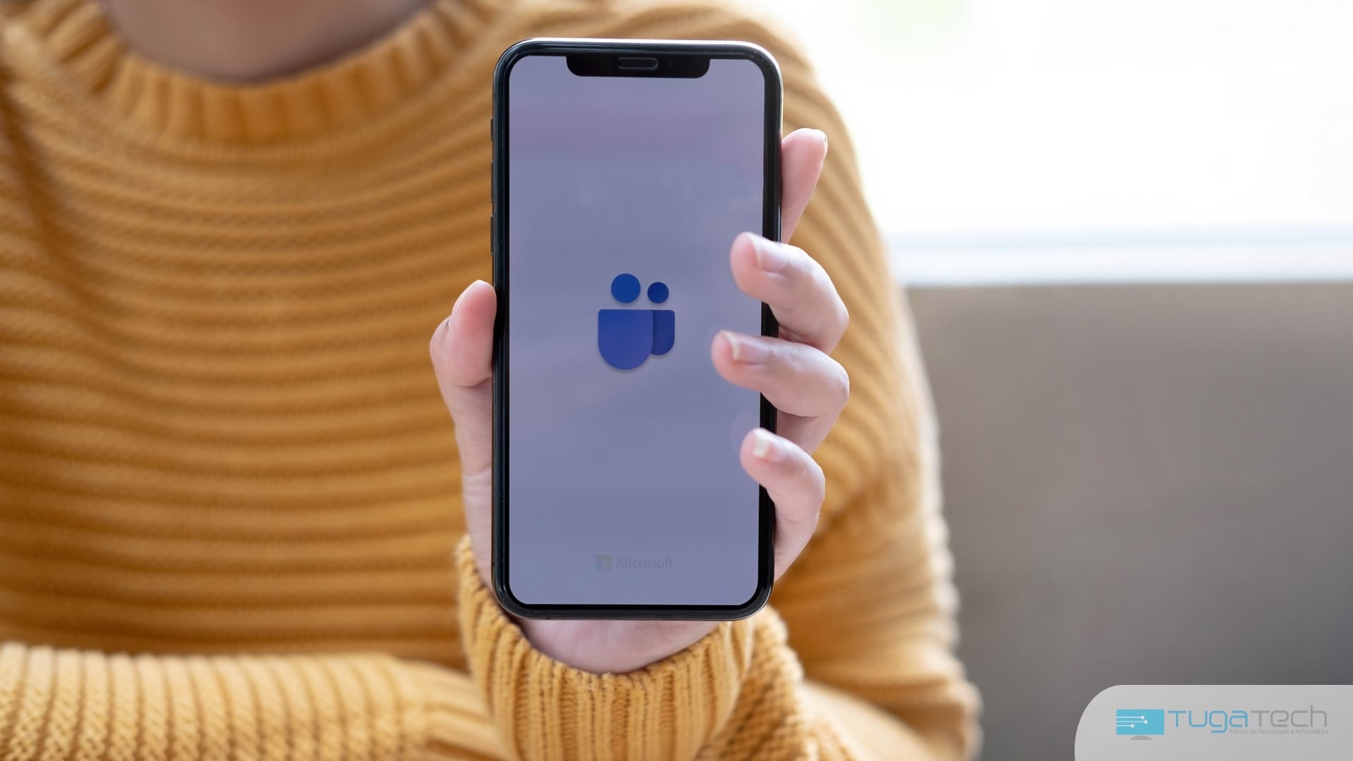 Microsoft Teams em smartphone