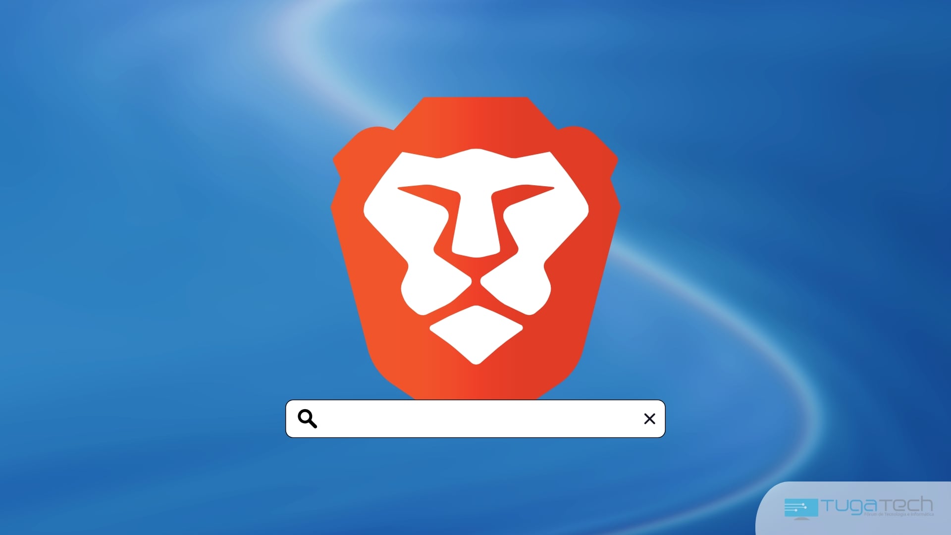 Brave com barra de pesquisa