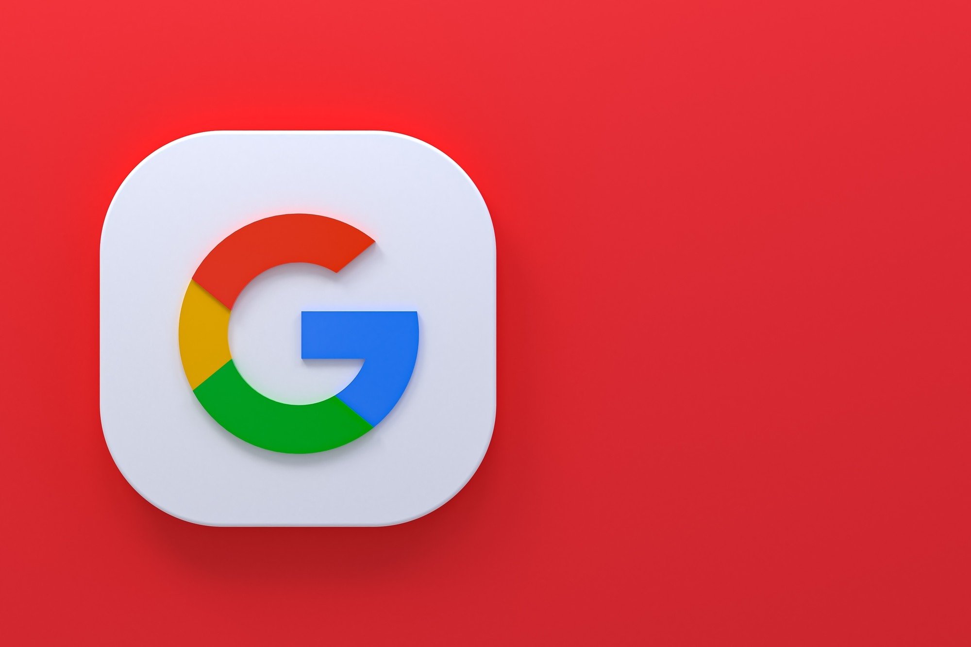 Google logo em 3D
