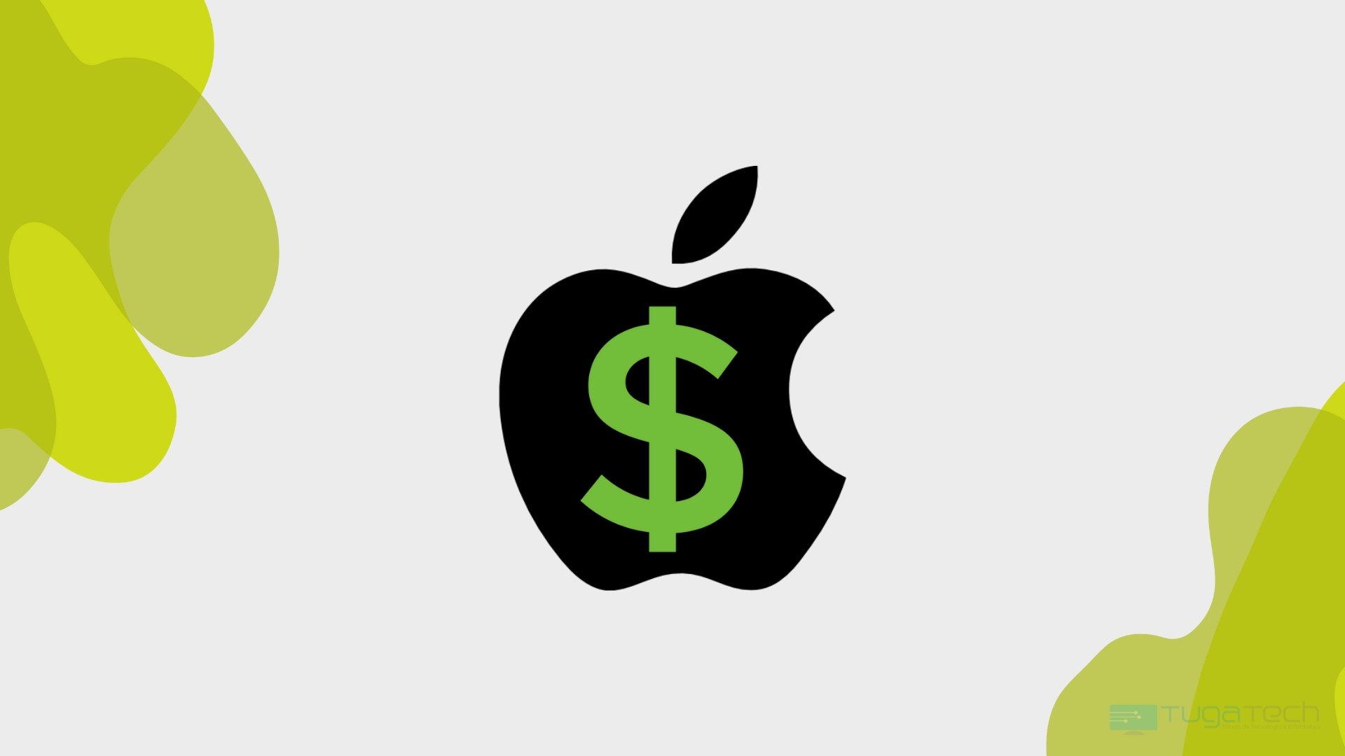 Apple com símbolo do dolar no interior