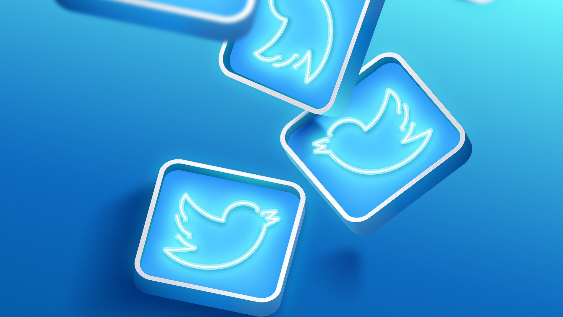 Twitter Blue logo da plataforma