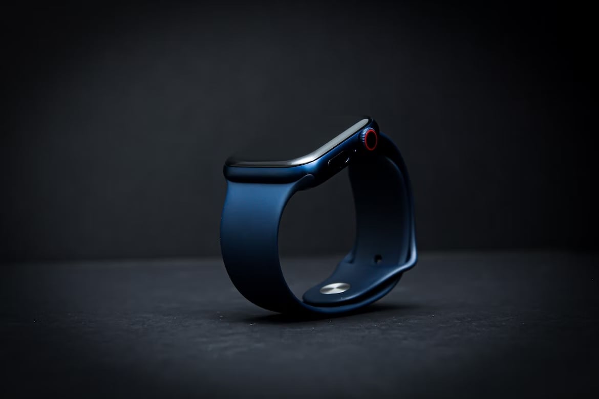 Apple Watch sob uma mesa