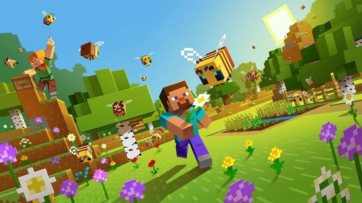 Minecraft com imagem oficial sobre o jogo