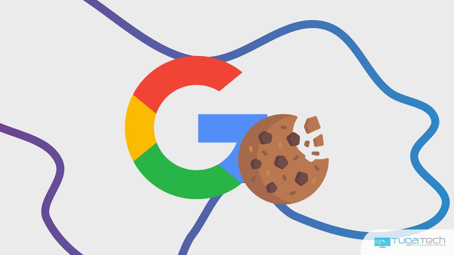 Google logo com um cookie