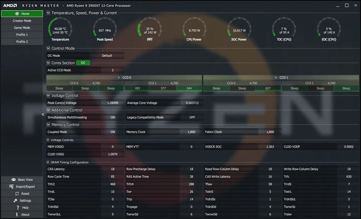 AMD Ryzen Master