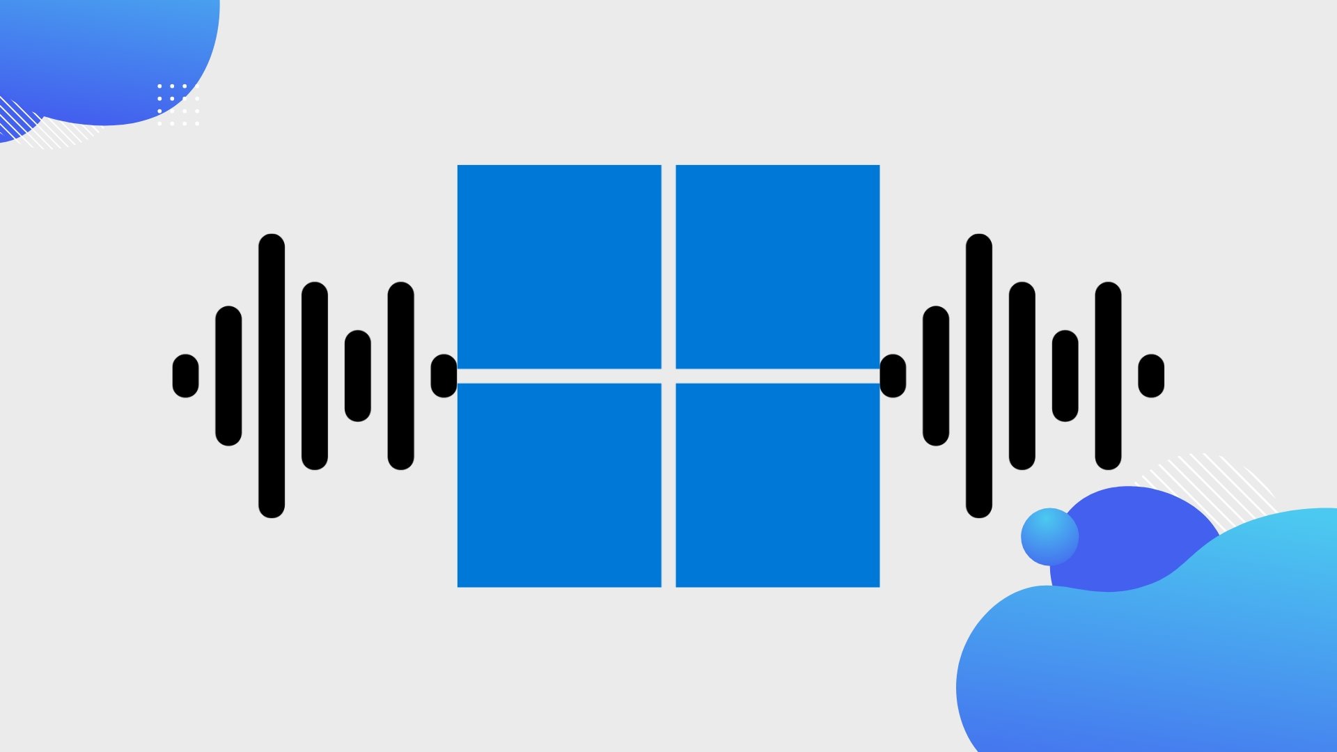 Windows 11 com imagens de som