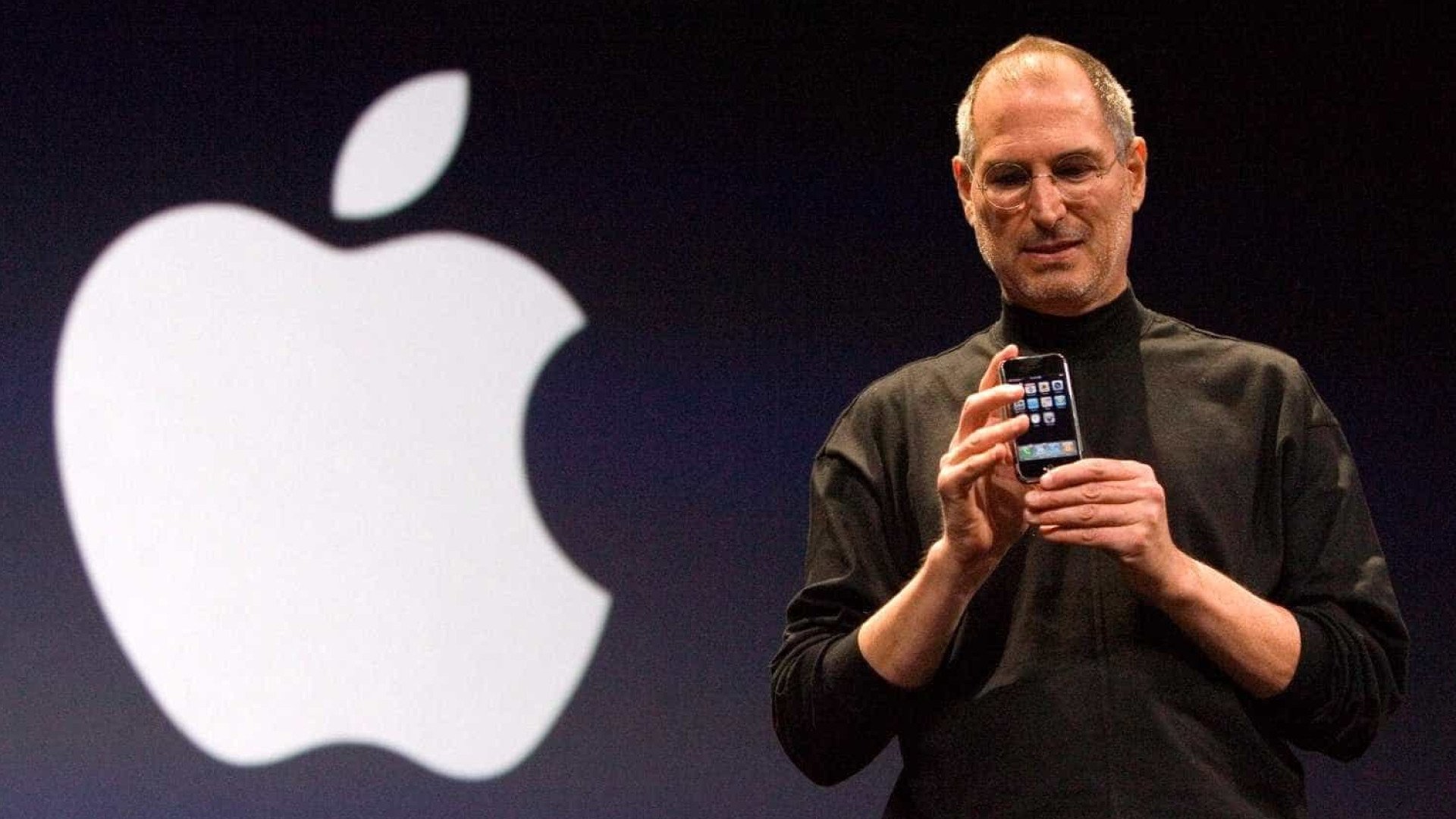 Apple iPhone com Steve Jobs