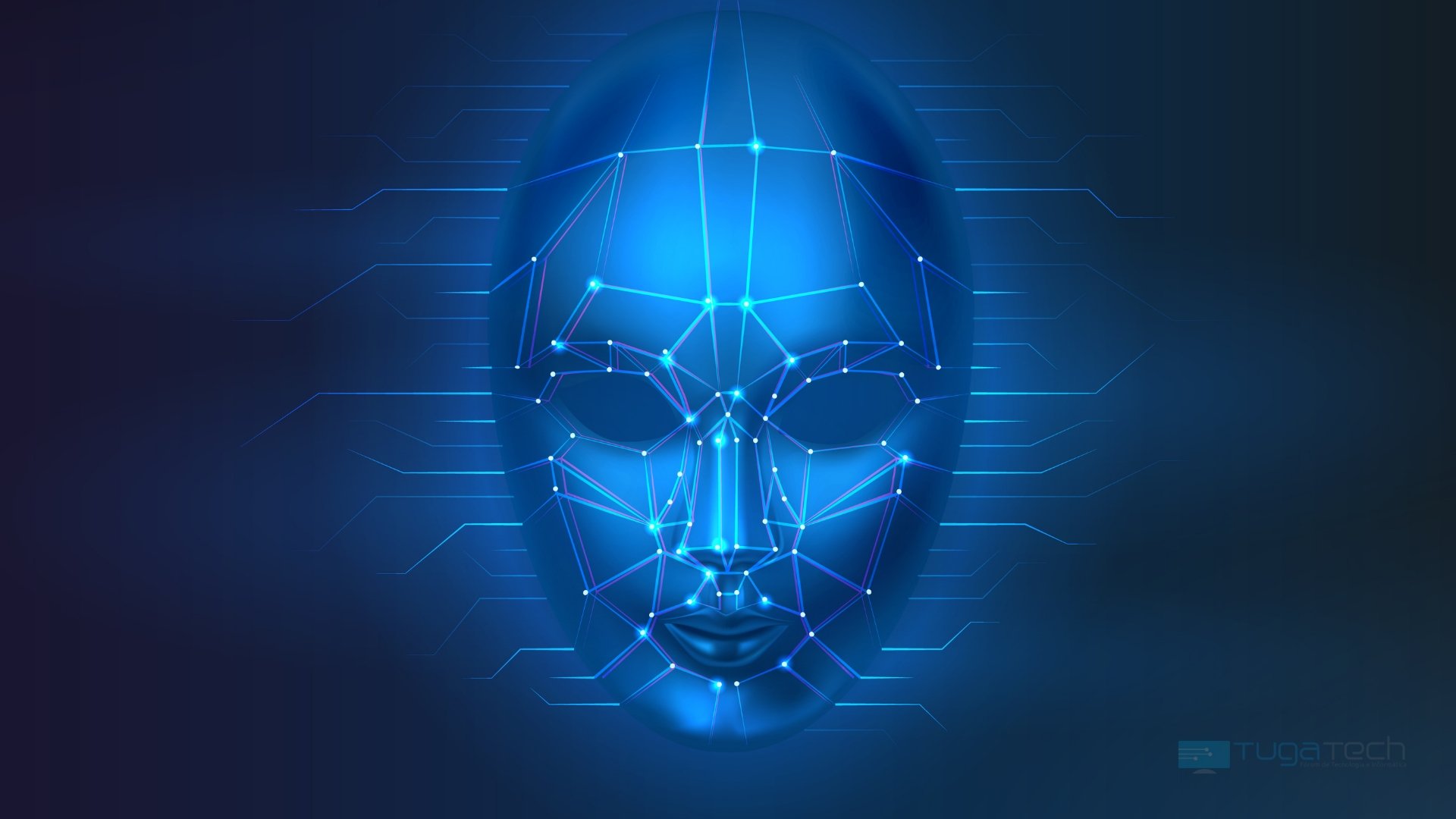 IA sobre imagem de cara humana