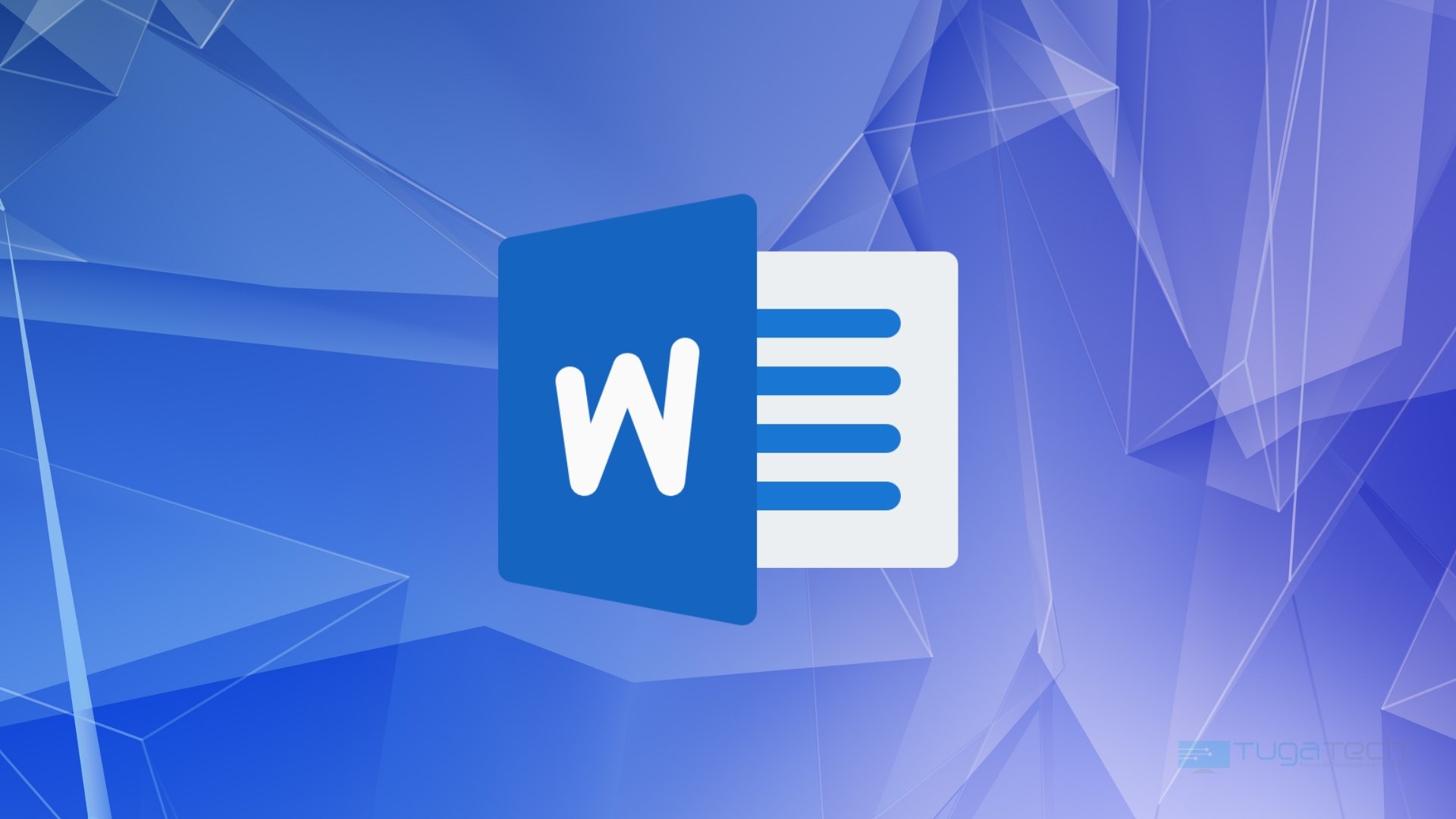 Microsoft Word logo da aplicação
