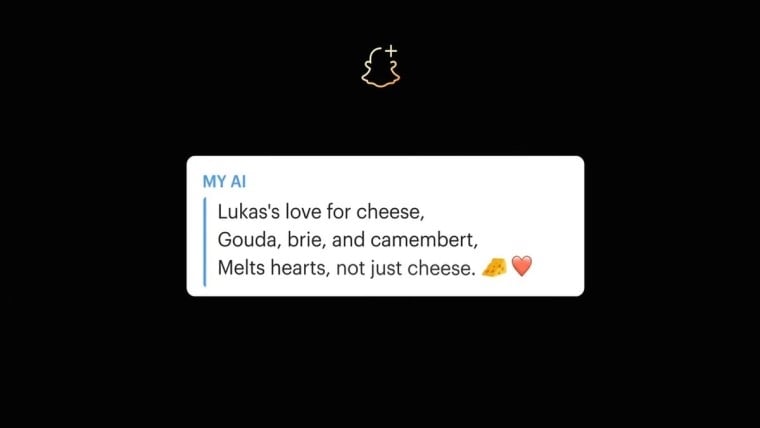 Snapchat IA bot