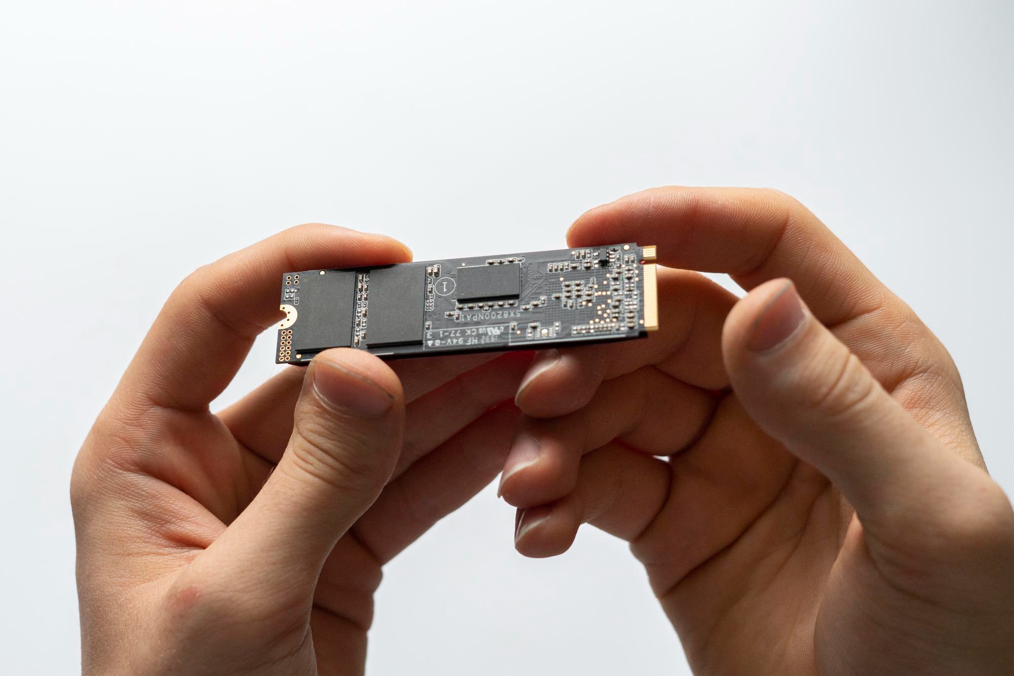 Disco SSD a ser usado