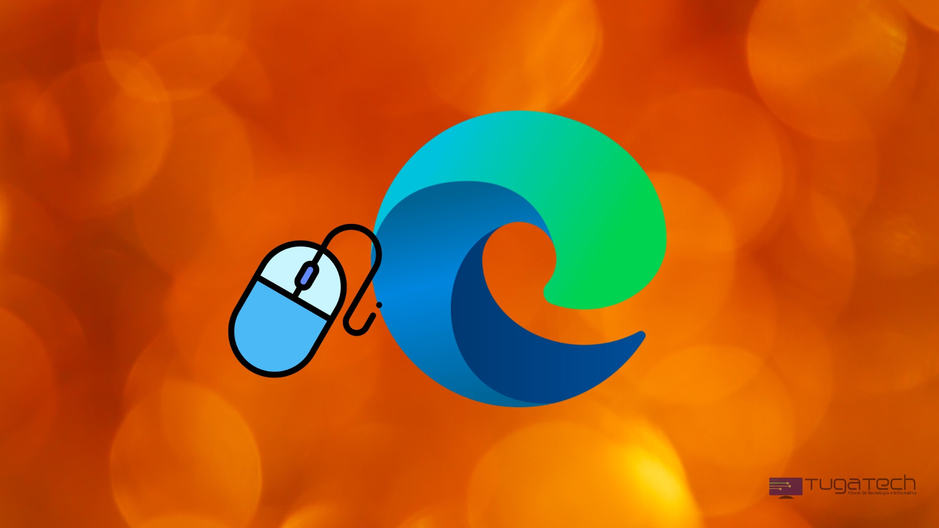 Microsoft Edge com rato