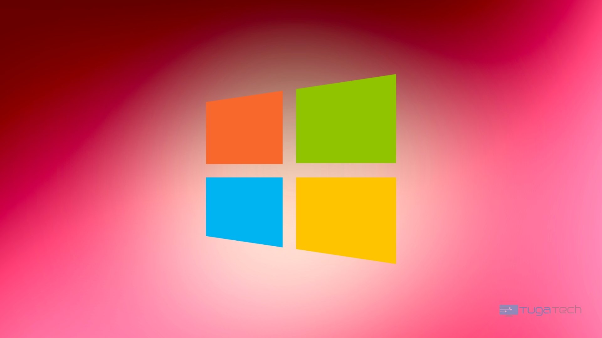 Windows logo sobre patch