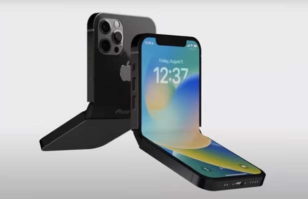 Apple iPhone dobrável em conceito