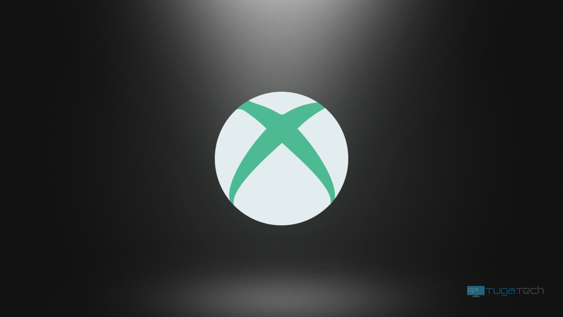 Logo da Xbox em fundo escuro
