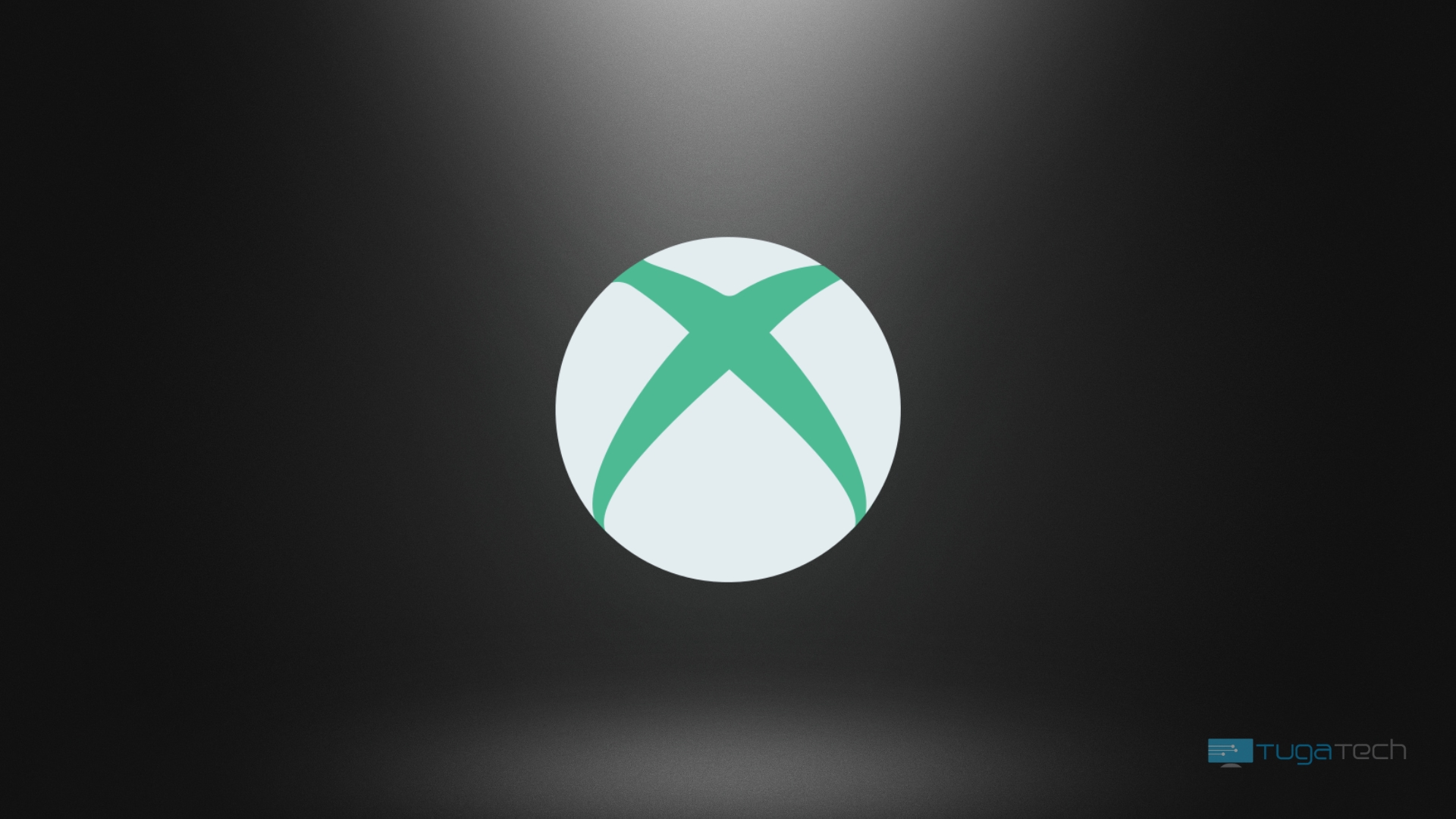 Logo da Xbox em fundo escuro