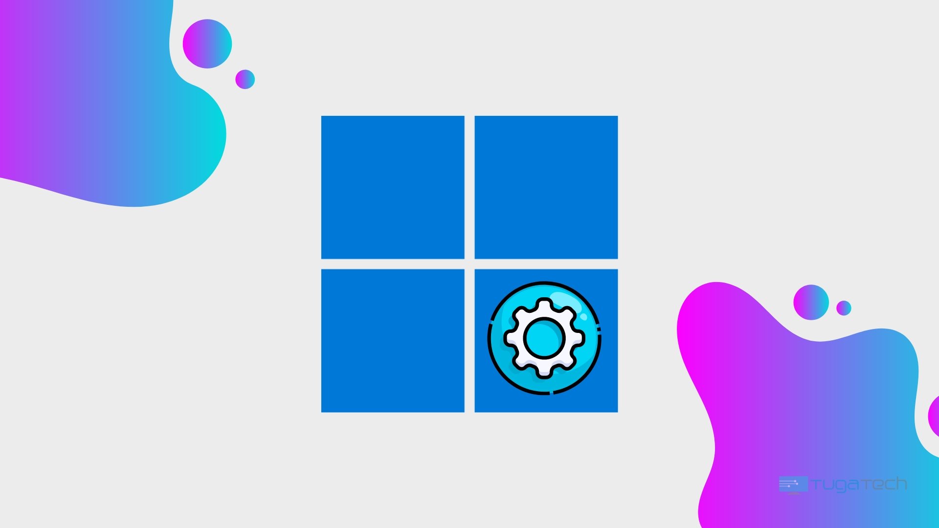 Windows 11 logo do sistema com imagem em tweak