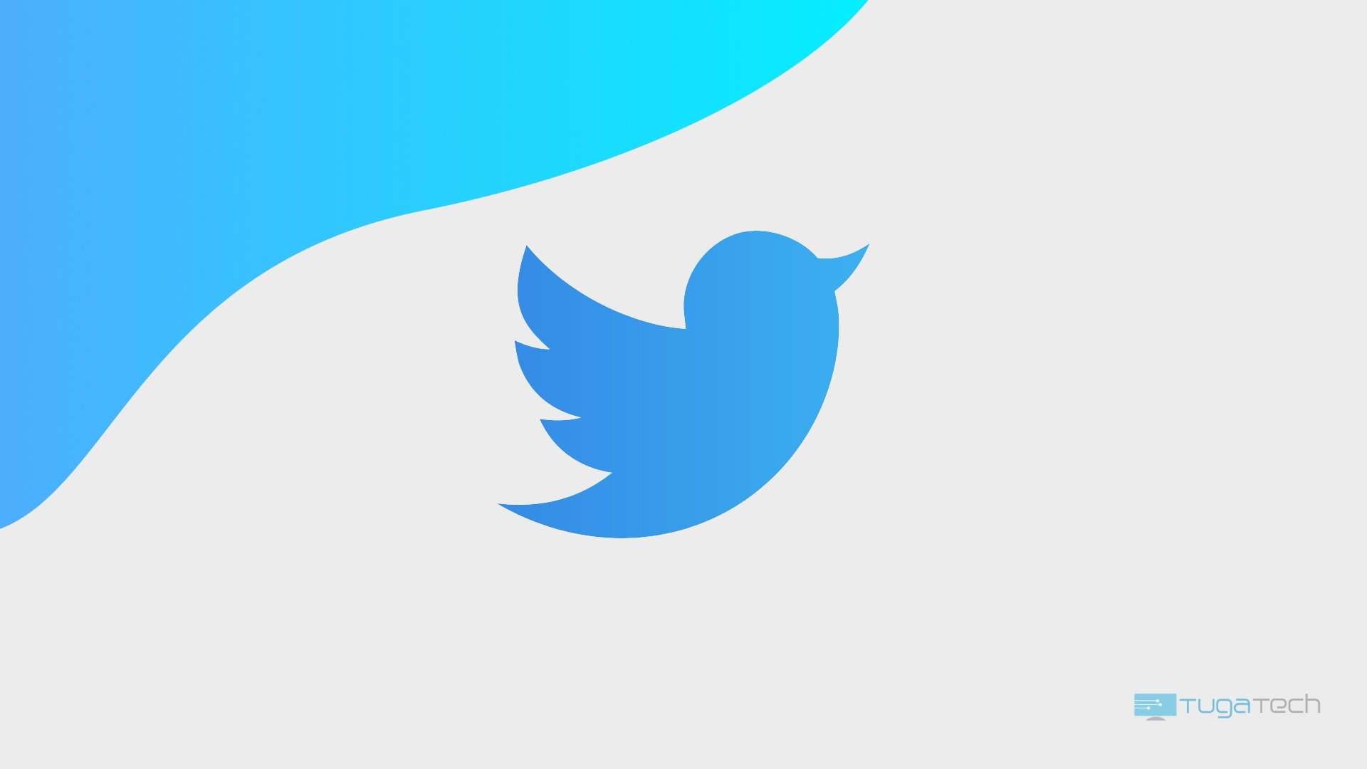 Logo do Twitter em azul