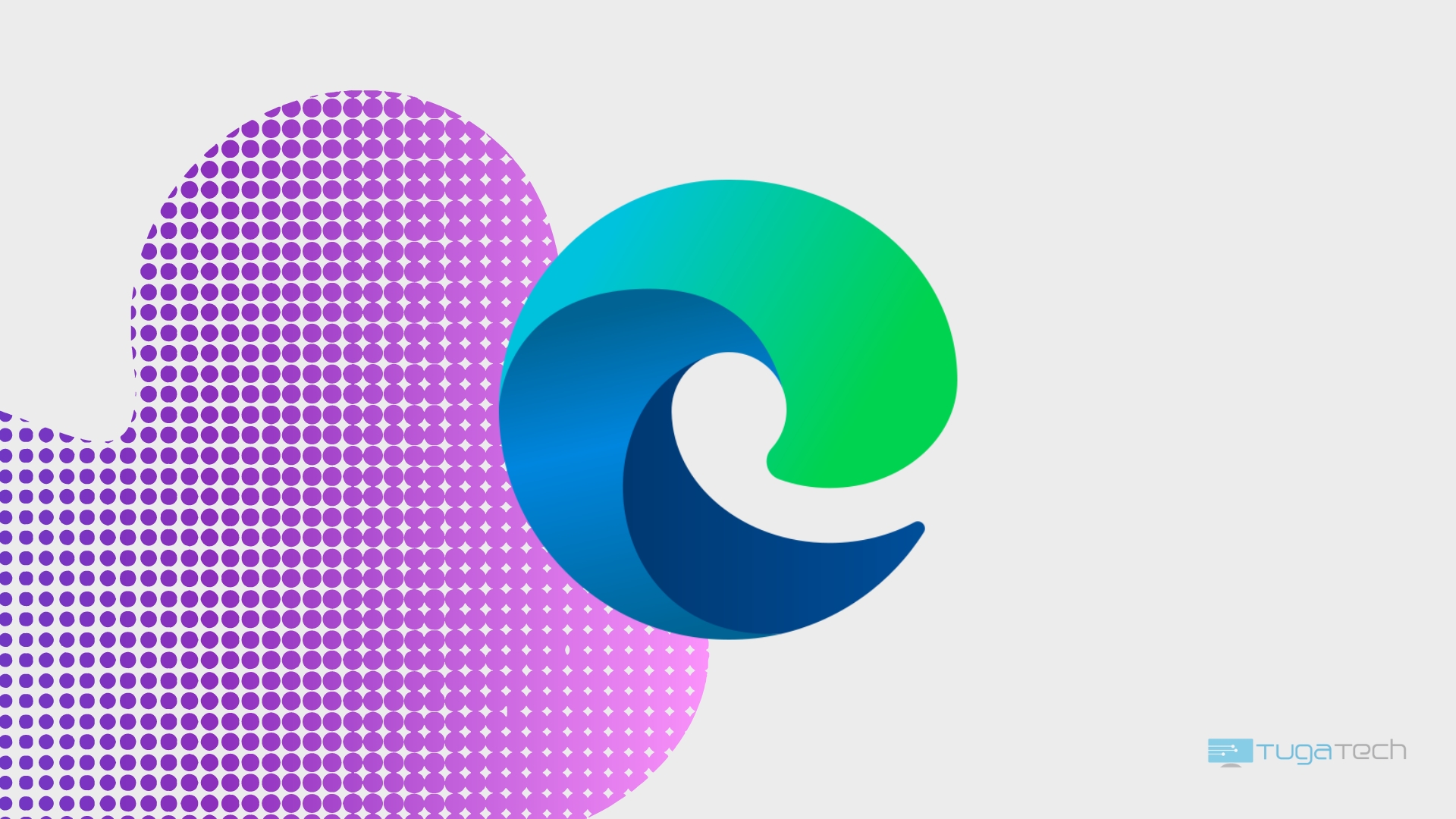 Microsoft Edge logo do navegador