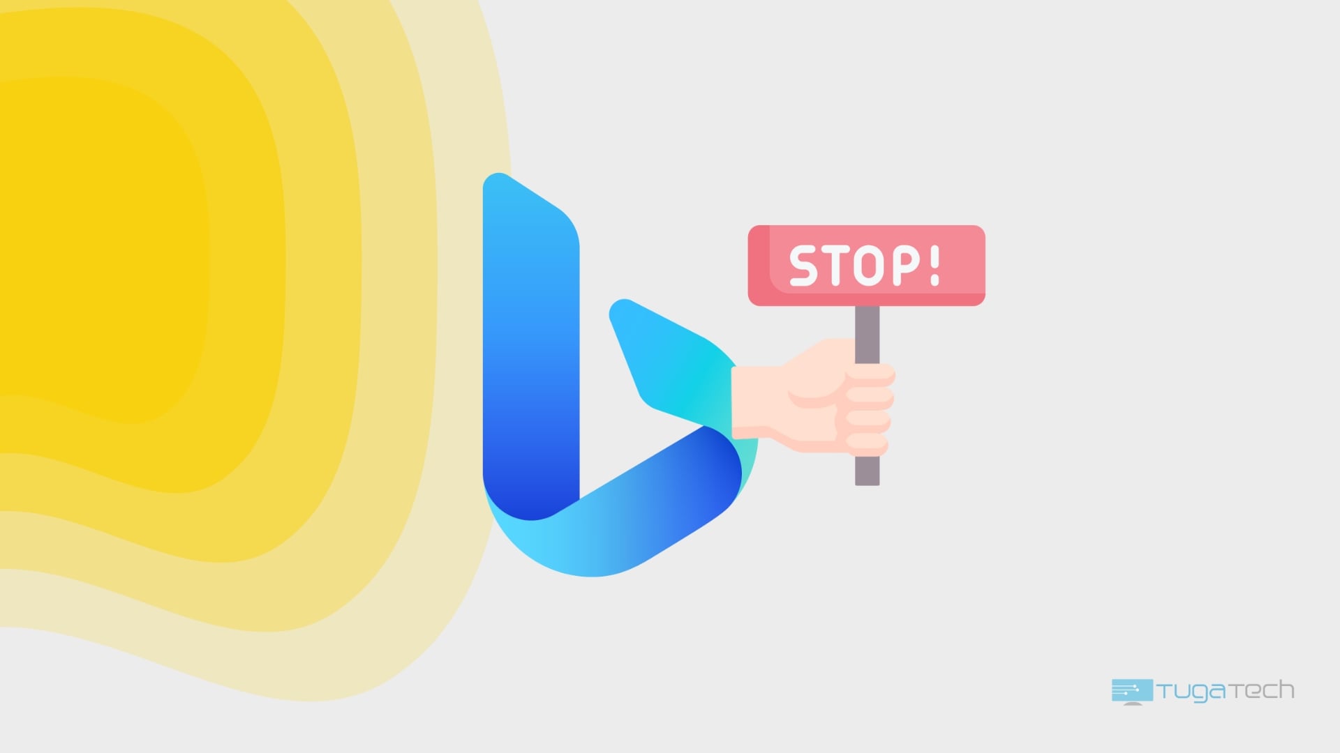 Bing a dizer stop para terceiros