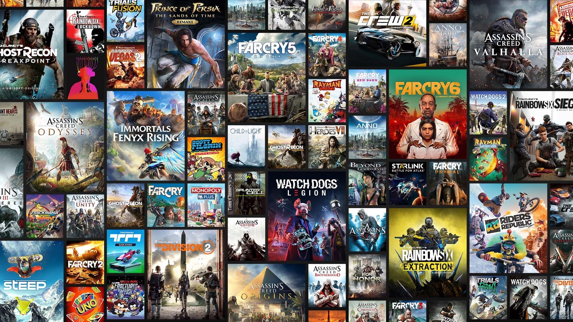 Jogos da Ubisoft em destaque