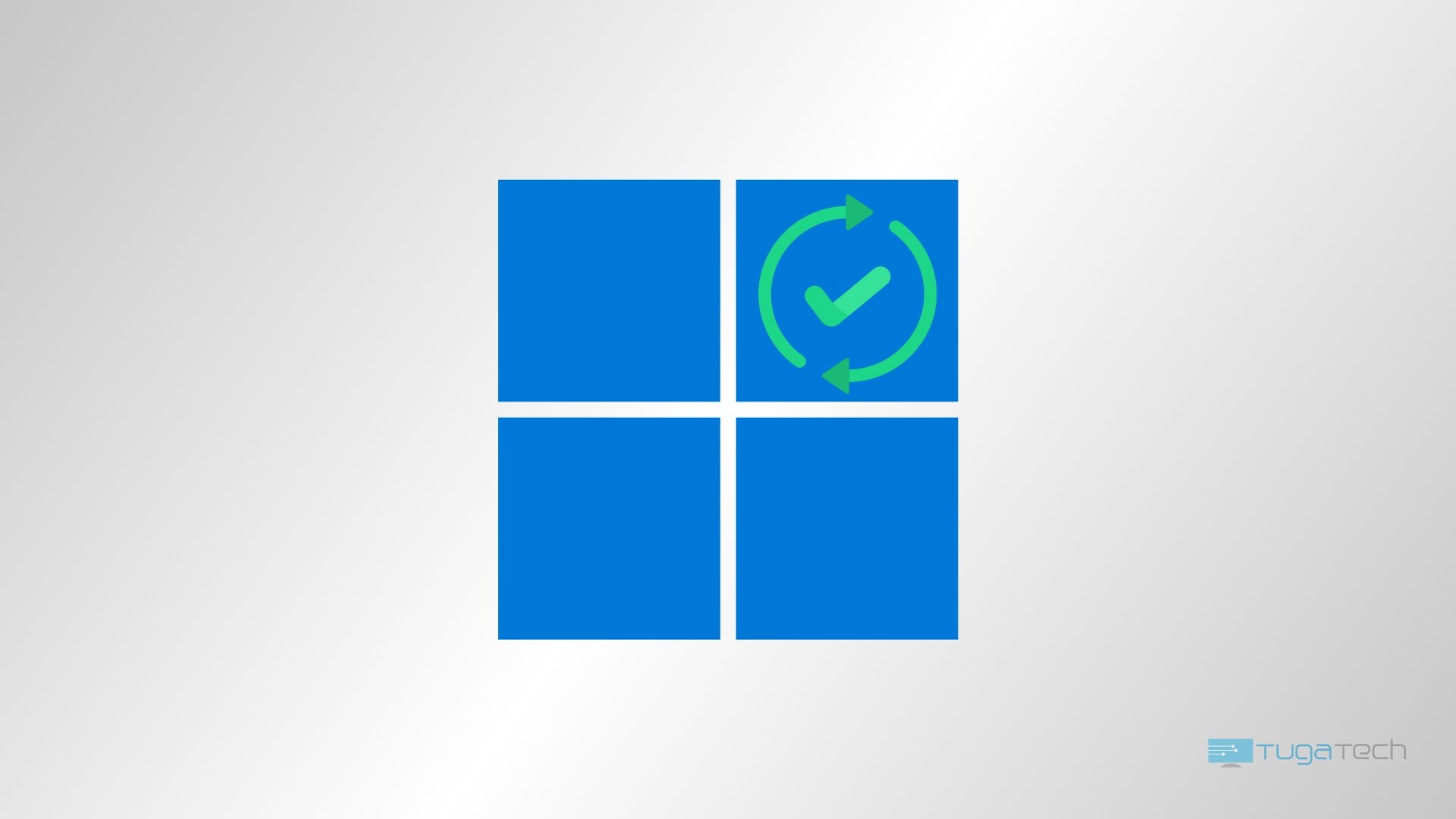 Windows 11 com atualização a verde