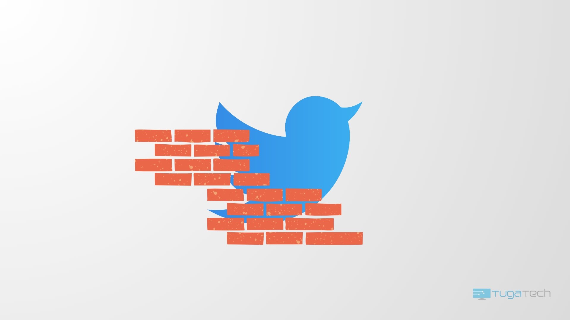 Twitter atrás de uma parede
