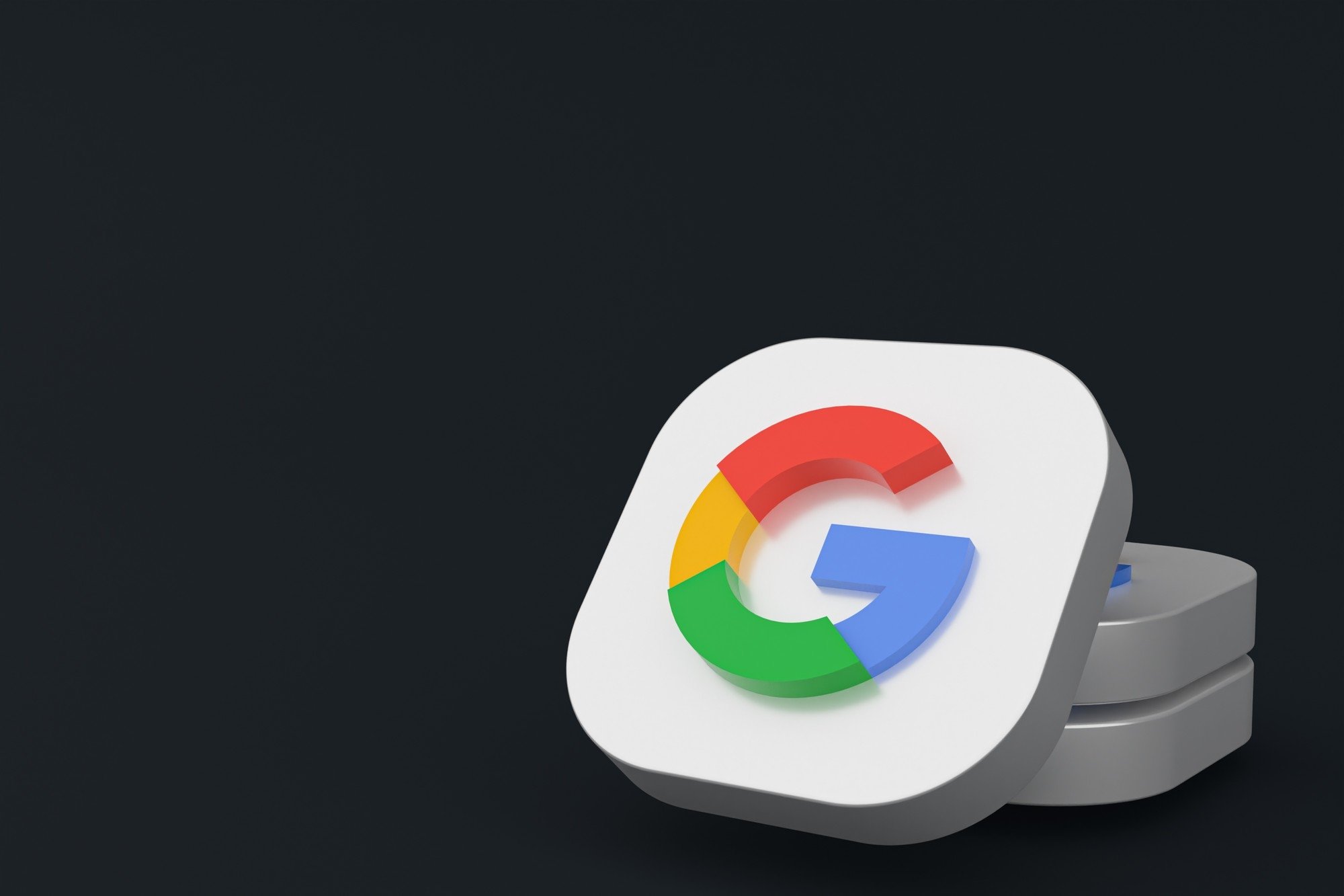 Google logo em 3D