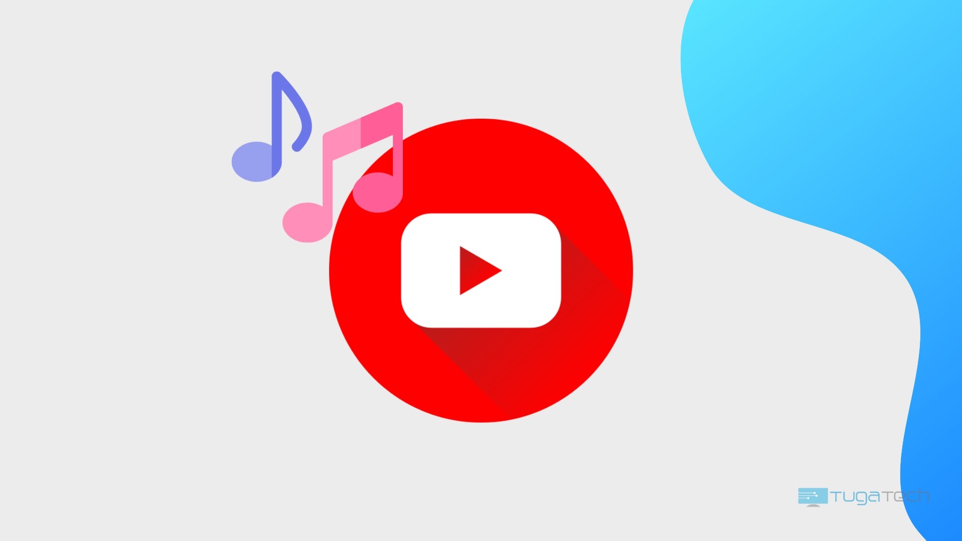 YouTube com música