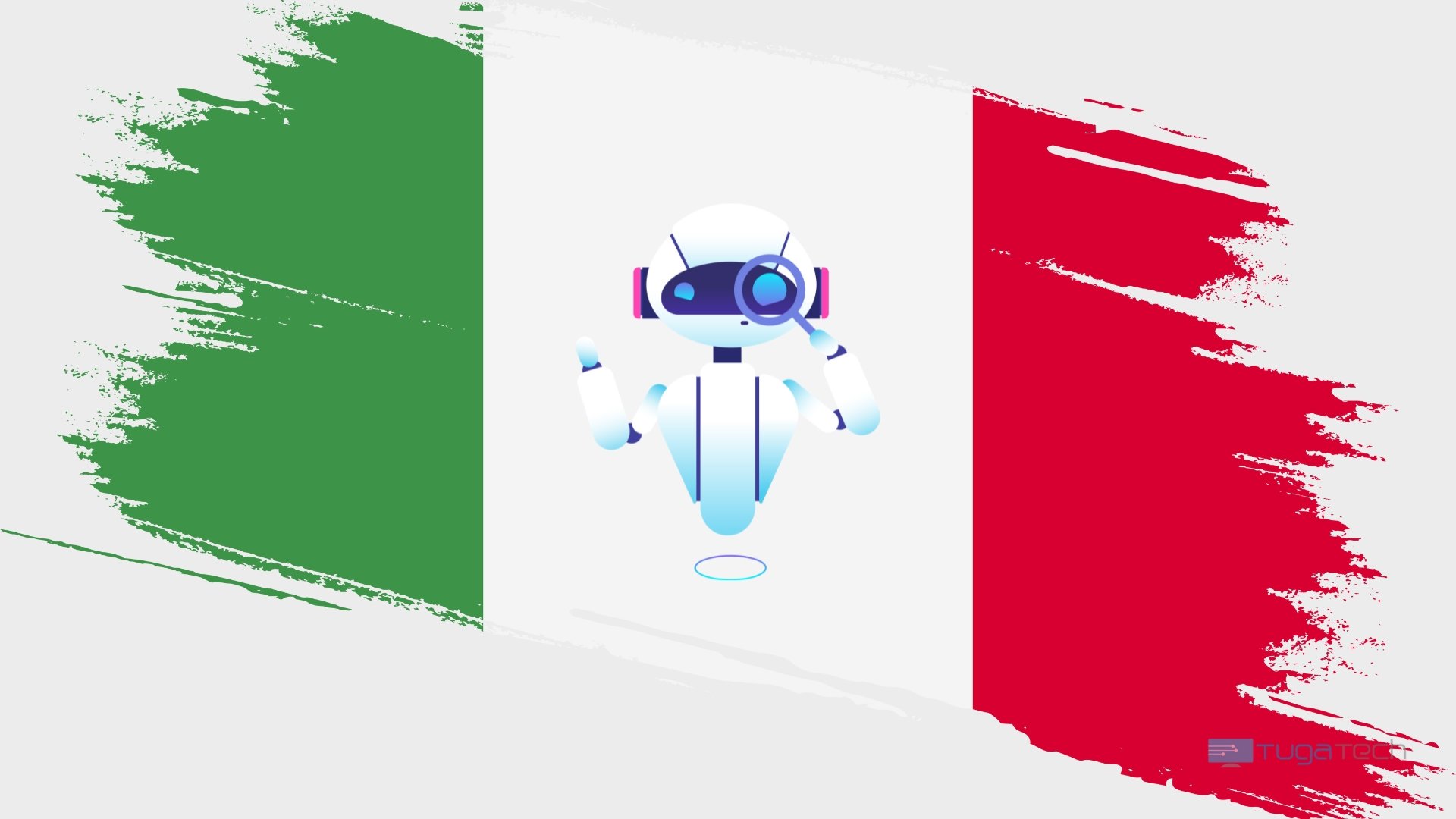 ChatGPT em bandeira de itália