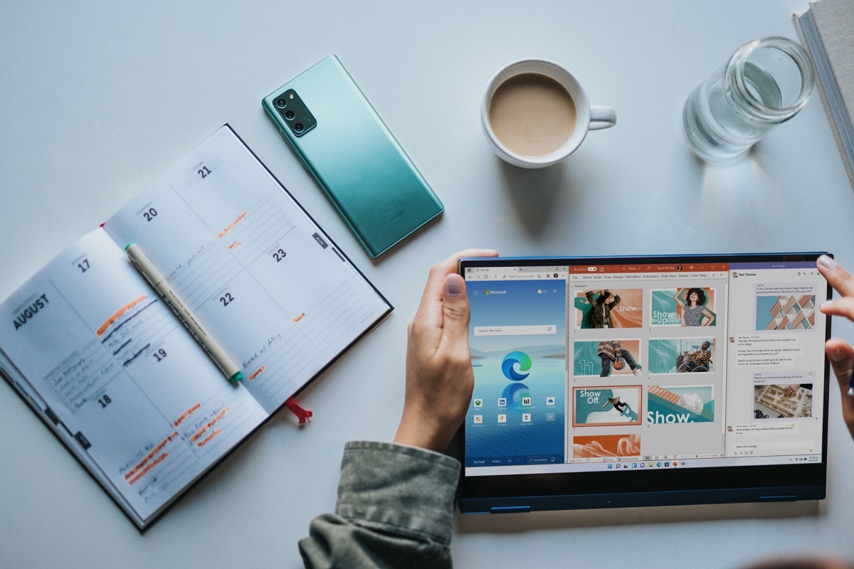 Microsoft Edge em tablet
