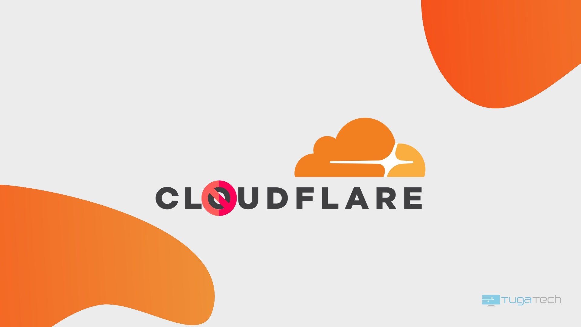 Logo da Cloudflare bloqueado