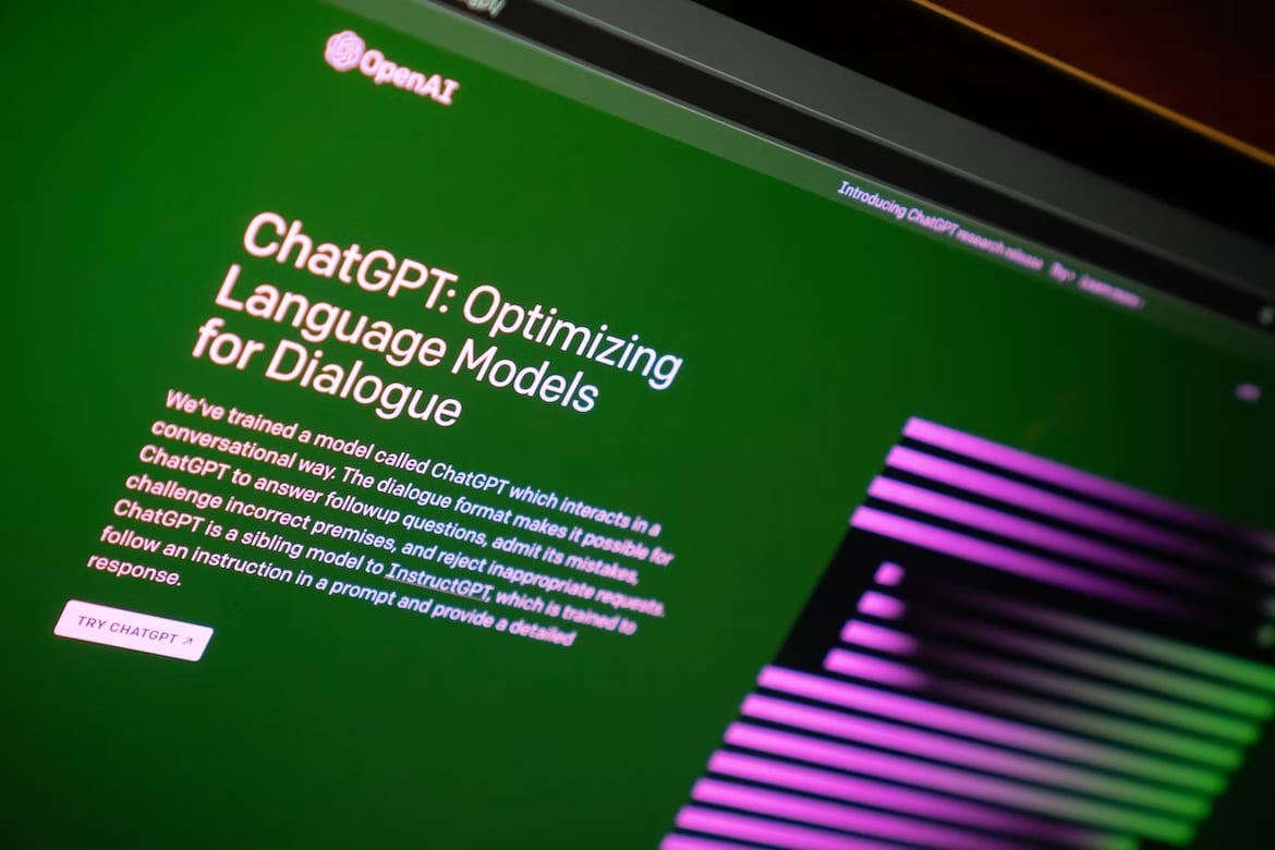 ChatGPT site da plataforma