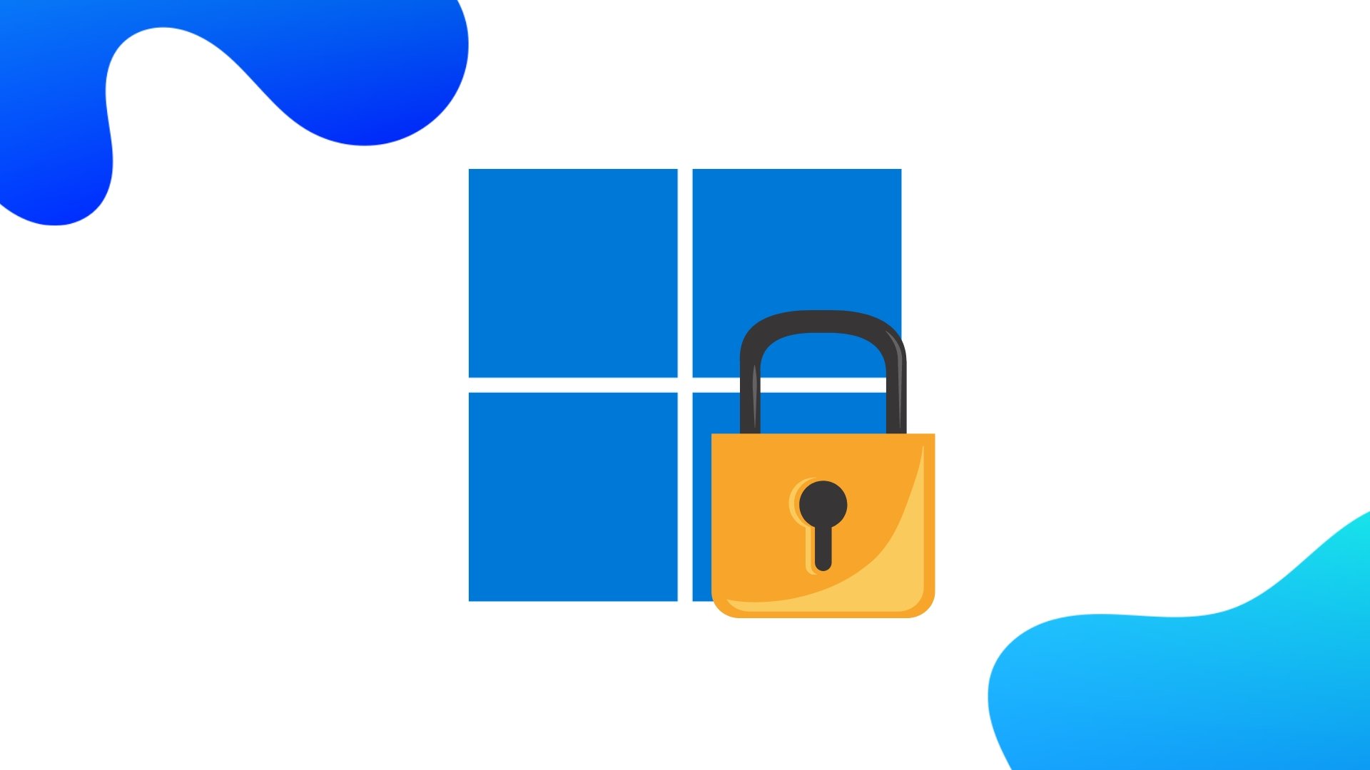 Microsoft Windows com cadeado