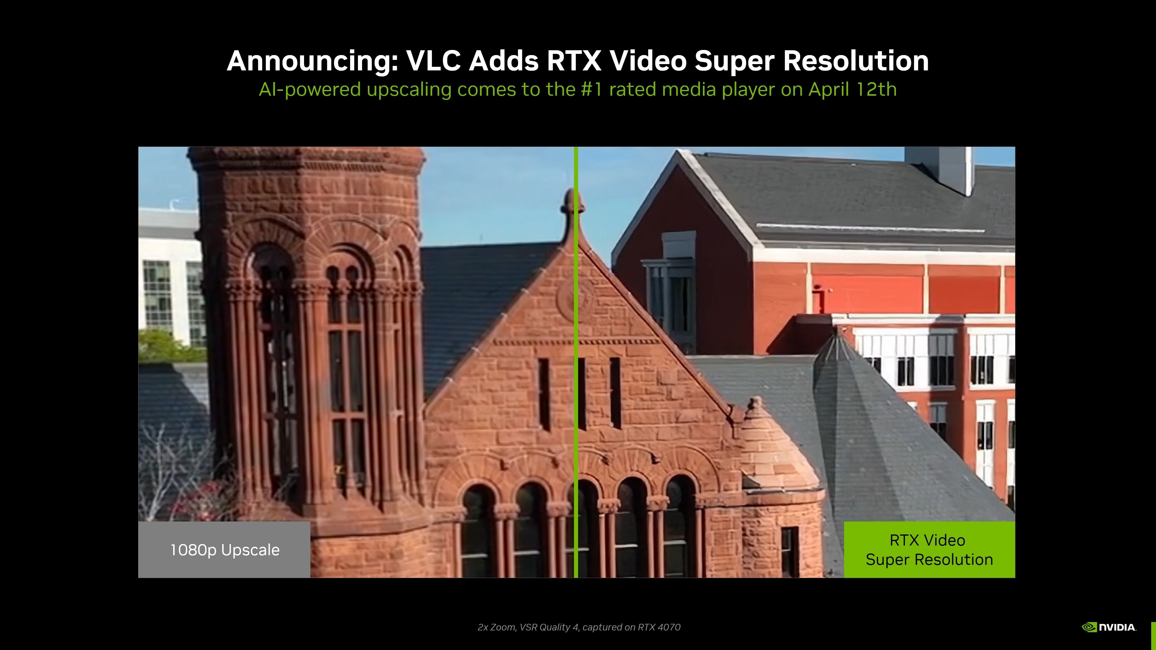 VLC RTX Vídeo super resolution